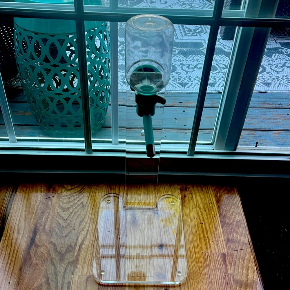 Dog water dispenser stand